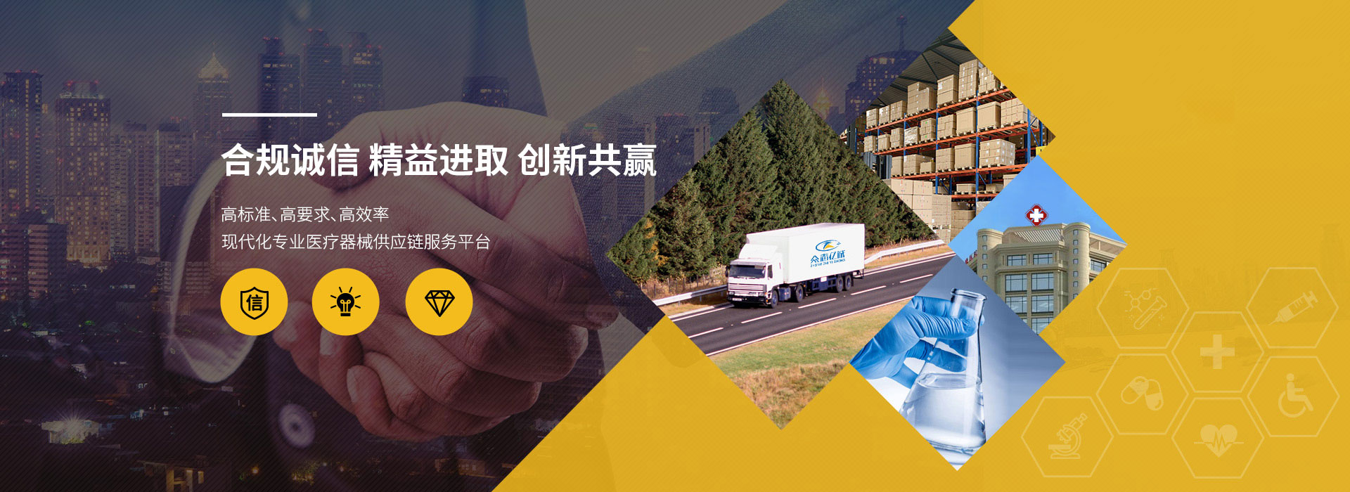 合規誠信,精益進取,創新共贏